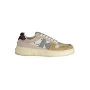 Calvin Klein Beige Sneaker med Kontrastdetaljer Multicolor, Herr