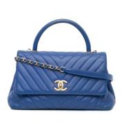 Chanel Vintage Pre-owned Laeder chanel-vskor Blue, Dam