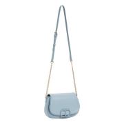 Twinset Ljusblå Crossbody Väska Brera Stil Blue, Dam