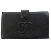 Chanel Vintage Pre-owned Laeder plnbcker Black, Dam