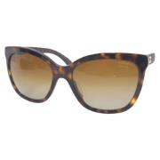 Chanel Vintage Pre-owned Glas solglasgon Brown, Dam