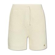 Casablanca Shorts med logotypformad applikation Beige, Herr