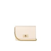 Elisabetta Franchi Smör Crossbody Väska i elfenben vit Beige, Dam