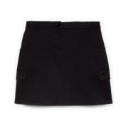 Fiorella Rubino Cargo-Minirock Black, Dam