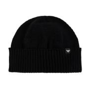 Emporio Armani Keps med logopatch Black, Herr