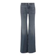 Coperni Vida Ben Bomull Denim Jeans Blue, Dam