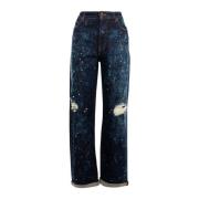 Pinko Rivna Barbra 4 Boy Jeans Kvinnor Blue, Dam