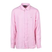 Tommy Hilfiger Linneskjorta Pink, Herr