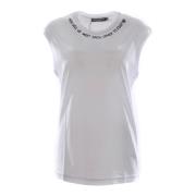 Dolce & Gabbana Dam Ärmlös T-shirt White, Dam