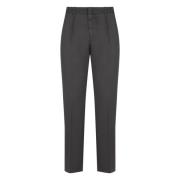 Dondup Bomull Chino Byxor med Bakfickor Gray, Herr