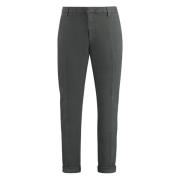 Dondup Bomulls Chino Byxor med Upprullade Manschetter Gray, Herr