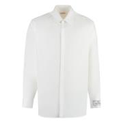 Valentino Bomullsskjorta - Regular Fit White, Herr