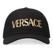 Versace Broderad baseballkeps Black, Dam