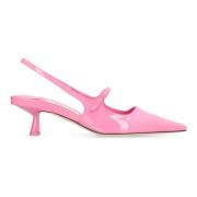 Jimmy Choo Lackläder Slingback Pumps Pink, Dam