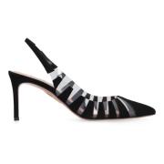 Aquazzura Sandaler med slingback, Hot Rumor Black, Dam