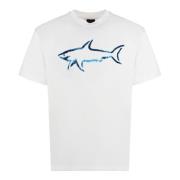 Paul & Shark T-Shirts White, Herr