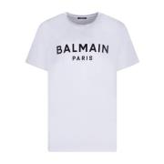 Balmain Stilren T-shirt White, Herr