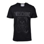 Moschino Couture T-shirt 100% Bomull Black, Herr