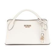 Guess Liten Off White Axelväska Bramina White, Dam