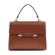 Guess Eco Mietta Axelväska Cognac Brown, Dam