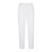 Eleventy Slim bomull nylon byxor New York White, Dam