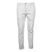 Replay Bomullsblandning Slim Fit Byxor White, Herr