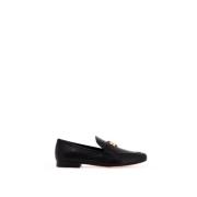 Tory Burch Guld Double T Läder Loafers Black, Herr