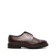 Henderson Baracco Läder Oxford Skor Brown, Herr