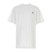 Vivienne Westwood Oversize Bomull T-shirt White, Herr