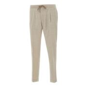 Briglia Herr Flanellbyxor, Beige Beige, Herr