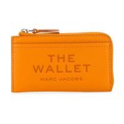 Marc Jacobs Stilren Orange Läder Plånbok Orange, Dam