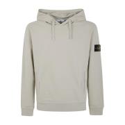 Stone Island Klassisk hoodie med ikonisk design Beige, Herr