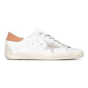 Golden Goose Leather Star Suede Heel Sneakers White, Herr