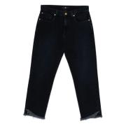 7 For All Mankind Raka Straight Jeans Blue, Dam