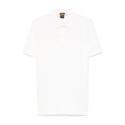 Hugo Boss Vita T-shirts och Polos med bordino White, Herr