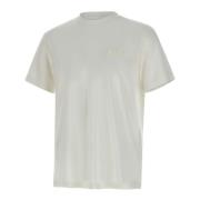 Emporio Armani EA7 Mjuk Lyocell Blandning Vit T-shirt White, Herr