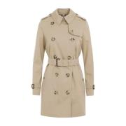 Burberry Klassisk Trench Kensington Kappa Beige, Dam