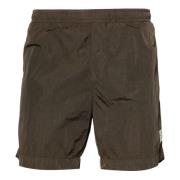 C.P. Company Eco-Chrome Badshorts Green, Herr