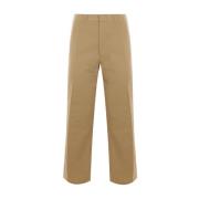 Maison Margiela Beige Chino Byxor Skater Tyg Beige, Herr