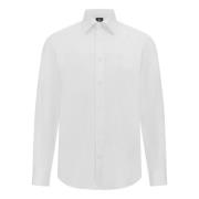 Boggi Milano Skjorta i twillväv, regular fit White, Herr