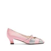 Valentino Garavani Kristallspänne Rosa Klackar Pink, Dam