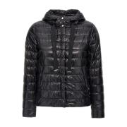 Herno Hooded Jacket Black, Dam