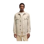 Hugo Boss Stretchtyg Skjortjacka Beige, Herr