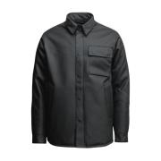 Stutterheim Vattentät Vinter Overshirt Jacka Black, Herr