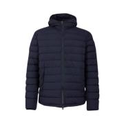 Herno Bomber Travel Packable Down Jacket Blue, Herr