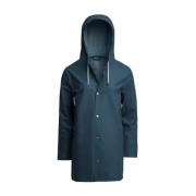 Stutterheim Ultralätt Vattentät Regnrock Blue, Herr