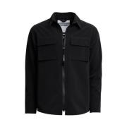 Stutterheim Matt Vattentät Overshirt Black, Herr