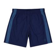 Alexander McQueen Skalletryck Badshorts Blue, Herr