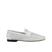 Doucal's Damloafer i läder | vit White, Dam