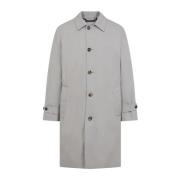 Burberry Heron Trench Coat Gray, Herr